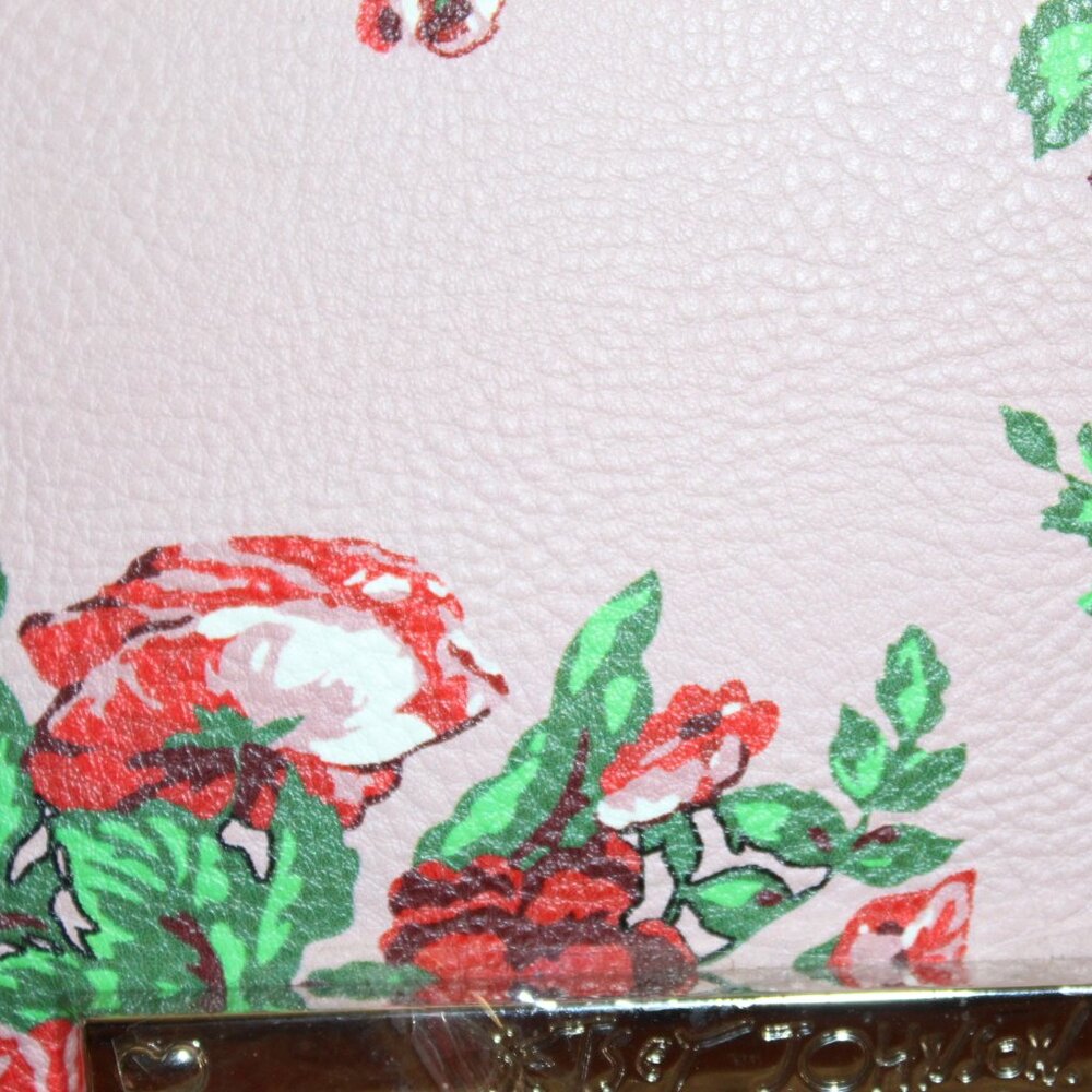 NWT Betsey Johnson Shabby Chic Bow front crossbody Purse DARLING!! - Picture 7 of 10
